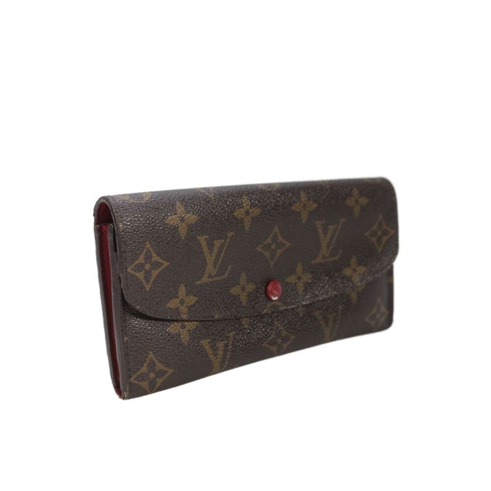 Louis Vuitton Womens Monogram Coated Canvas Emilie Wallet 7.5" - Picture 3 of 11